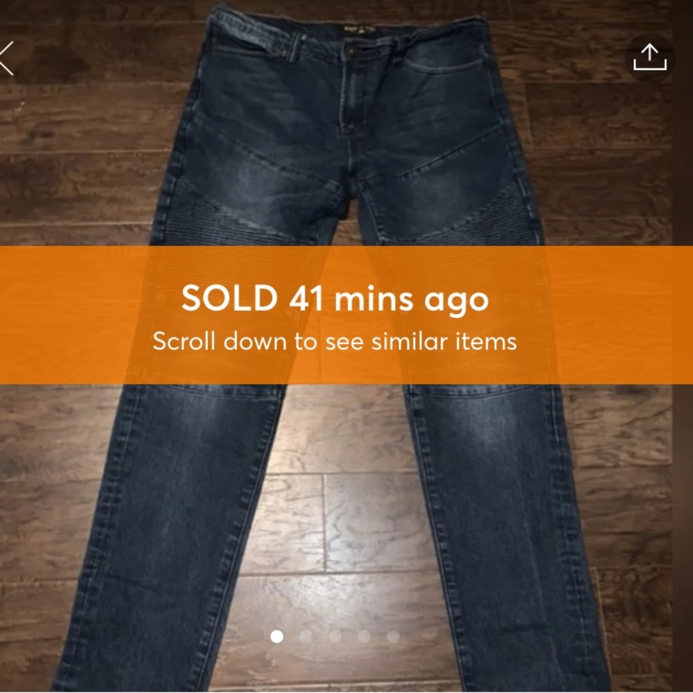 Men’s Moto Jeans
